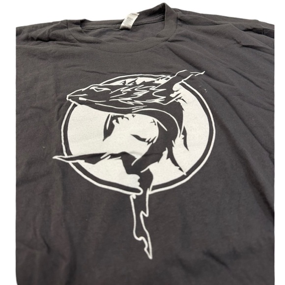 American Apparel Ghostfish Brewing Company Graphic T-Shirt Gray Size Large - Picture 2 of 5